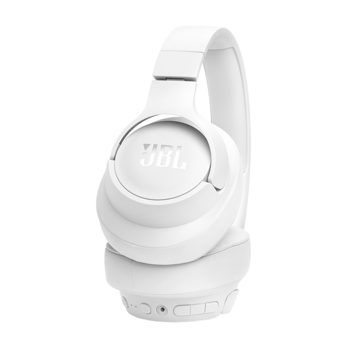 JBL Tune 770NC - White - Adaptive Noise Cancelling Wireless Over-Ear Headphones - Detailshot 2 image number null